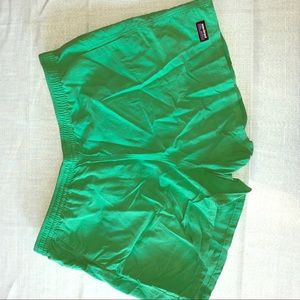 Patagonia Shorts: Kelly Green